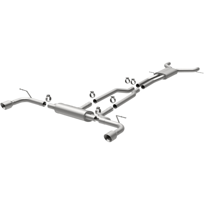 Magnaflow 15085 MagnaFlow 07 Audi Q7 V8 4.2L Dual Split Rear Exit Stainless Cat-Back Perf Exhaust