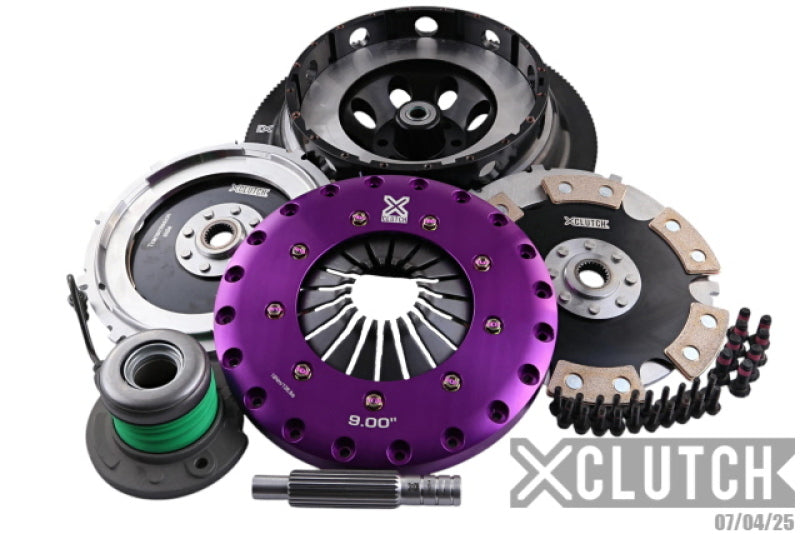 XCLUTCH XKFD23658-2E XClutch 18-24 Ford Mustang GT 5.0L 9in Twin Solid Ceramic Clutch Kit
