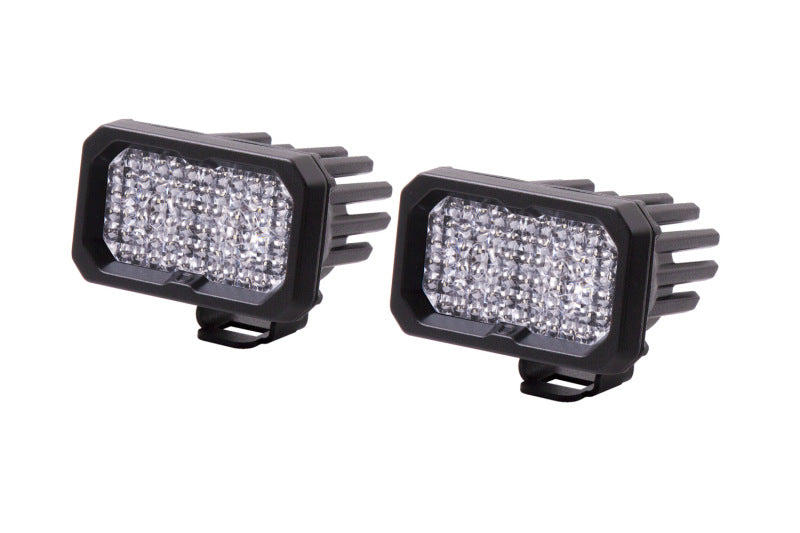 Diode Dynamics DD6392P Stage Series 2 In LED Pod Sport - White Flood Standard WBL (Pair)