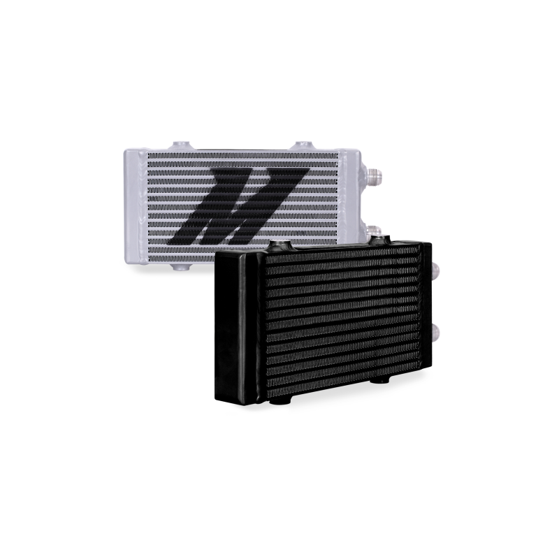 Mishimoto MMOC-DP-SBK Universal Small Bar and Plate Dual Pass Black Oil Cooler