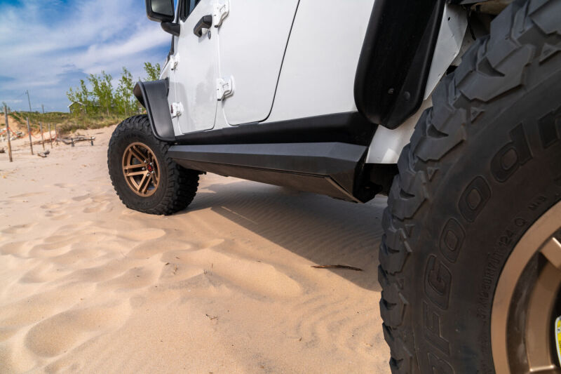 AMP Research 77122-01A 2007-2018 Jeep Wrangler JKU 4DR PowerStep XL - Black (Incl OEM Style Illumination)