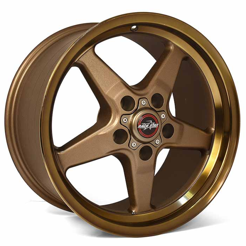 Race Star 92-510152BZ 92 Drag Star Bracket Racer 15x10 5x4.50BC 6.25BS Bronze Wheel