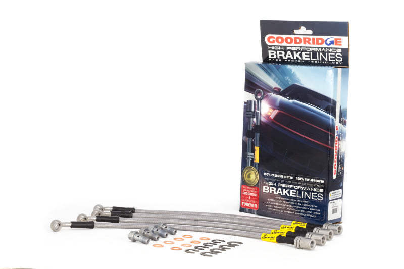 Goodridge 21500 01-05 Lexus IS300 Stainless Steel Brake Line Kit
