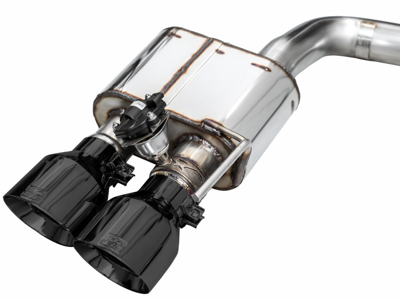 AWE Tuning 3025-43375 AWE 2024 Ford Mustang Dark Horse S650 RWD SwitchPath Catback Exhaust w/ Quad Diamond Black Tips