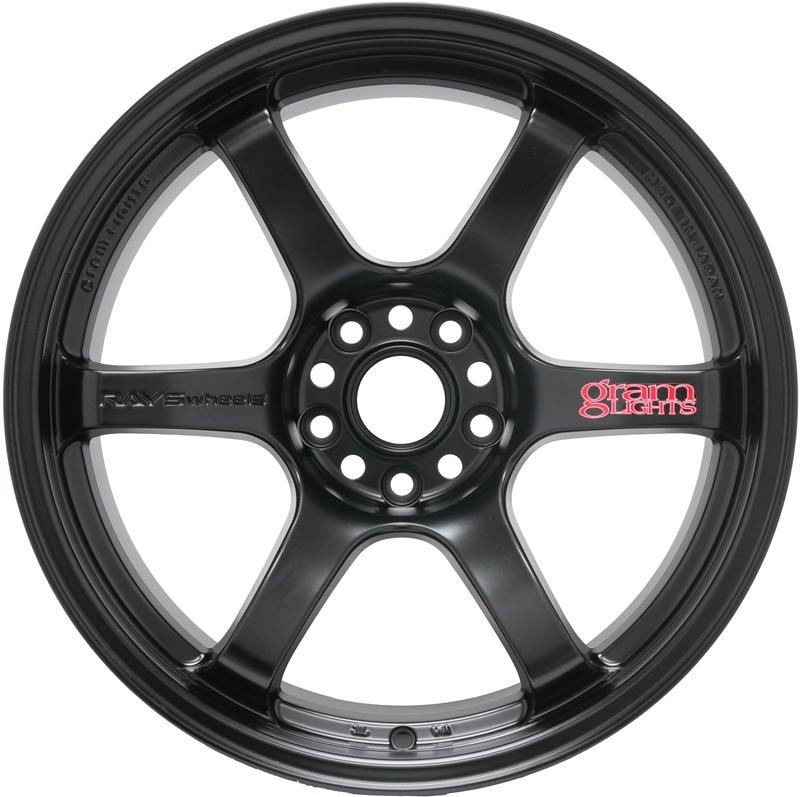Gram Lights WGIX38EH 57DR 18x9.5 +38 5x114.3 Semi Gloss Black Wheel