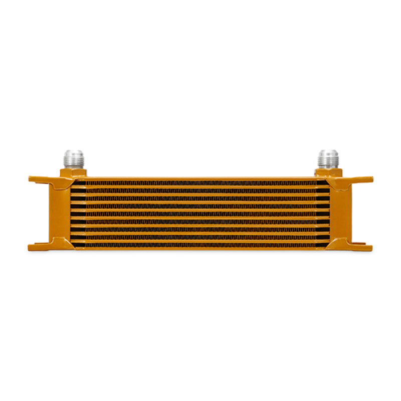 Mishimoto MMOC-10G Universal 10 Row Oil Cooler - Gold
