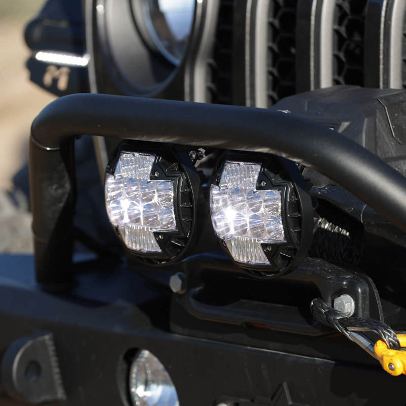 ARB TM512 Nacho 5.75in Offroad TM5 Combo White LED Light Set