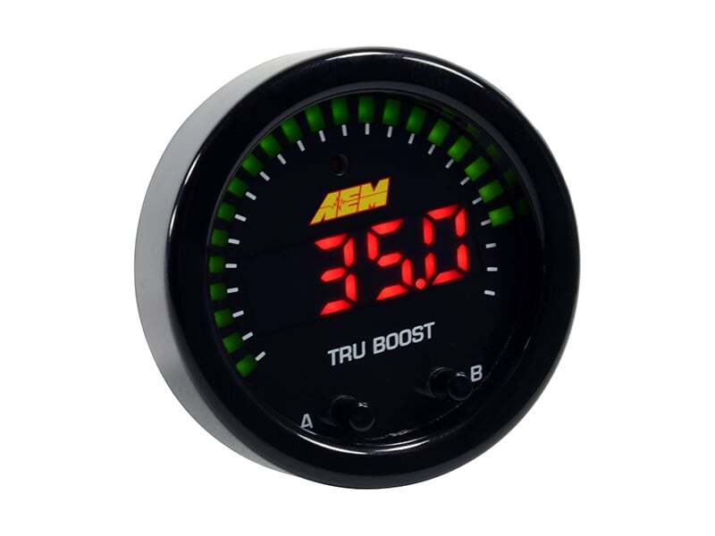 AEM 30-0352 X-Series Tru-Boost Controller Gauge w/ Boost Control Solenoid 80PSIg Internal MAP Sensor