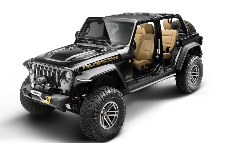 Bushwacker 14095 Jeep Wrangler JL Trail Armor Rocker Panel and Sill Plate Cover- Black