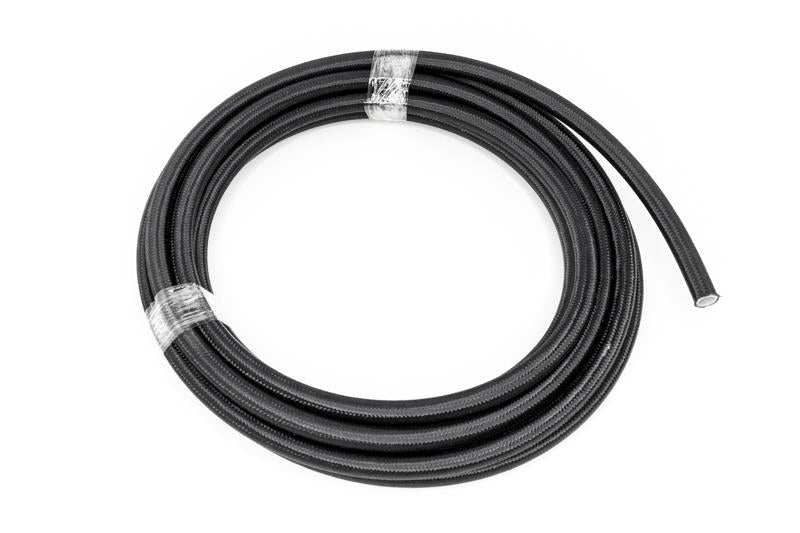DeatschWerks 6-02-0865-20 8AN Black Nylon Braided PTFE Hose 20 Feet