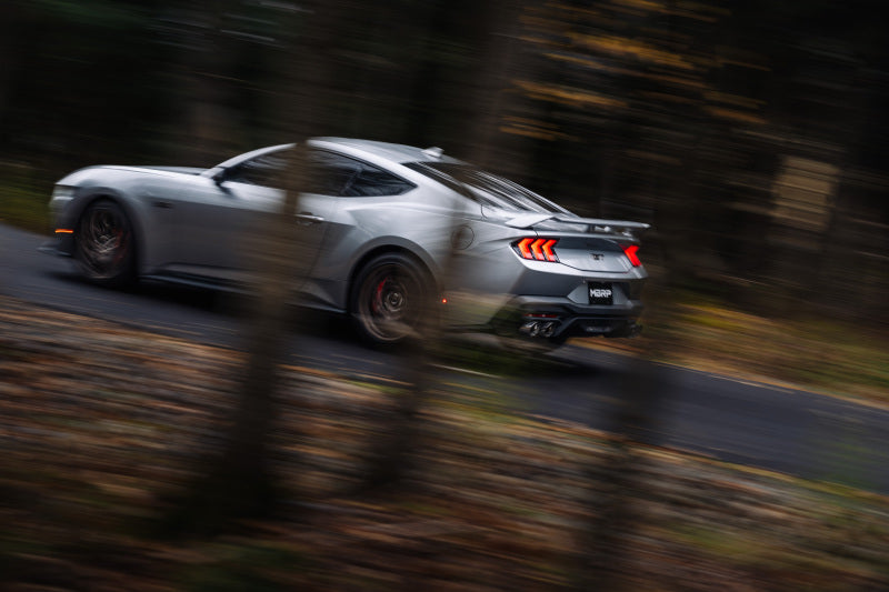 MBRP S72803CF 2024+ Ford Mustang GT Armor Pro 3in Steet Profile Catback Exhaust - Carbon Fiber Tips