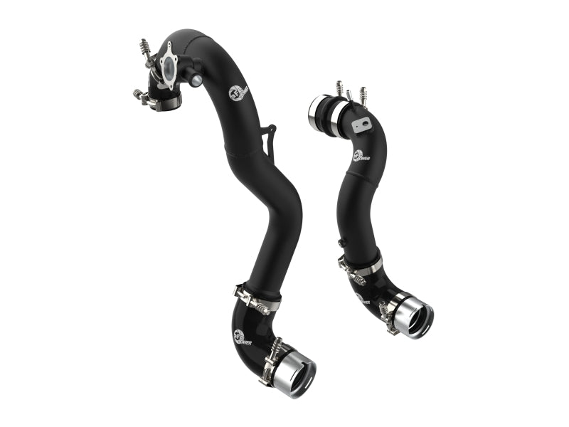 aFe 46-20574-B AFE 21-22 Ford Bronco L4-2.3L (t) BladeRunner Alum Hot/Cold Charge Pipe Kit - Black