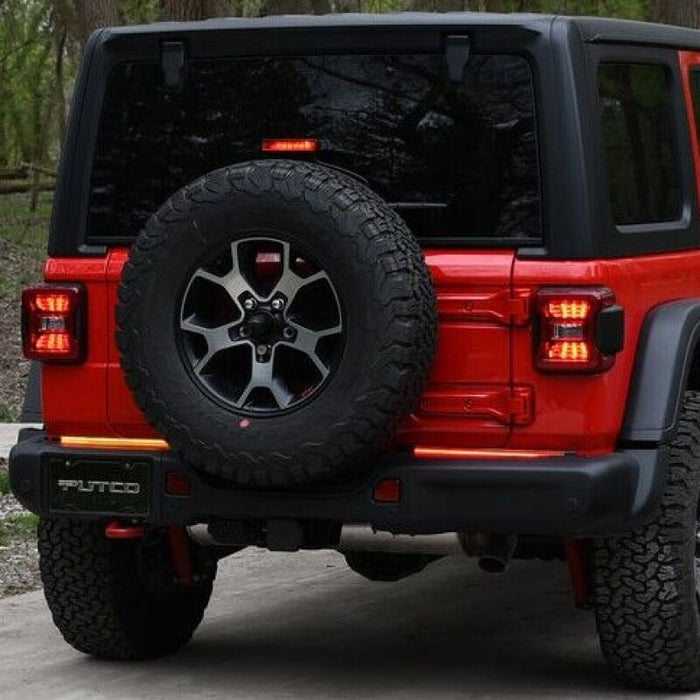 Putco 92009-18 2019+ RAM 1500/Jeep Wrangler JK/JL 18in Split Blade LED Tailgate Light Bar (Pair)
