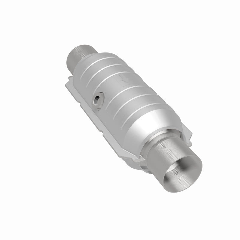 Magnaflow 51356 MagnaFlow Conv Univ 2.5in Inlet/Outlet Center/Center Round 11in Body L x 5.125in W x 15in Overall L
