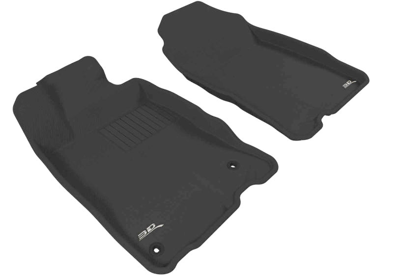 3D MAXpider L1HD03511509 2011-2016 Honda CR-Z Kagu 1st Row Floormat - Black