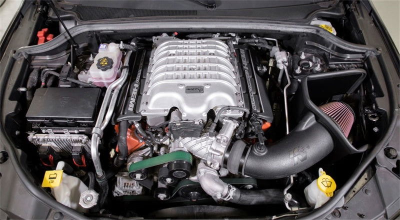 K&N Engineering 63-1579 K&N 18-19 Jeep Grand Cherokee Trackhawk V8-6.2L F/I AirCharger Performance Intake