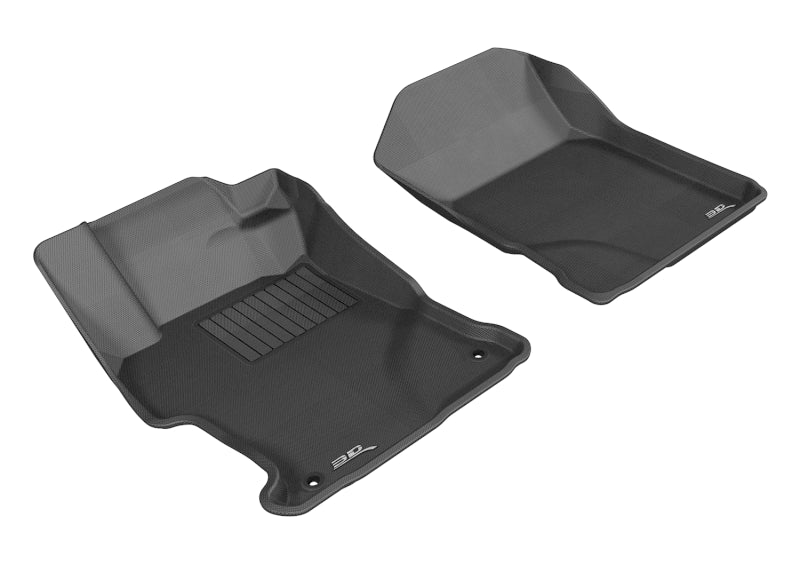 3D MAXpider L1HD04111509 2012-2013 Honda Civic Kagu 1st Row Floormat - Black