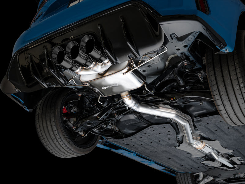 AWE Tuning 3015-53287 2023 Honda Civic Type R FL5 Touring Edition Exhaust w/ Triple Diamond Black Tips