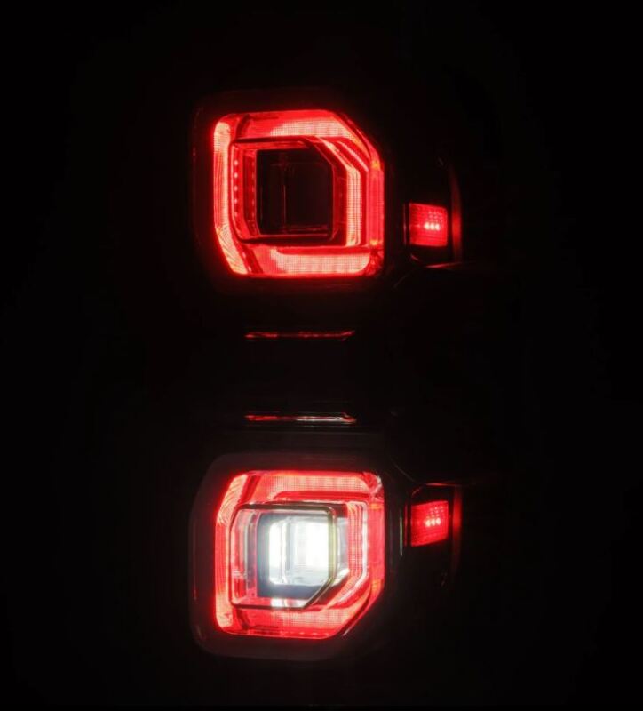 AlphaRex 659020 21-24 Ford Bronco NOVA LED Tail Lights - Alpha-Black