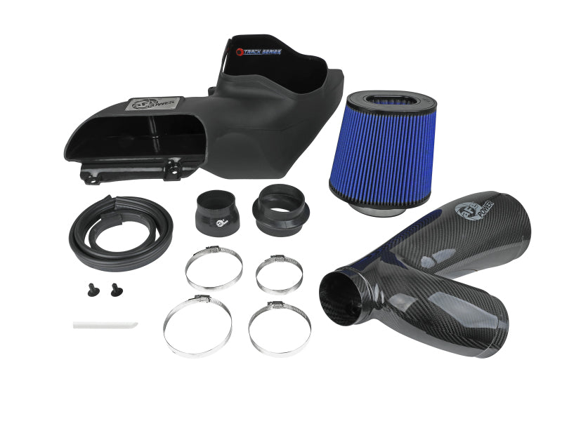 aFe 57-10010R 17-20 Ford F-150/Raptor Track Series Carbon Fiber Cold Air Intake System With Pro 5R Filters