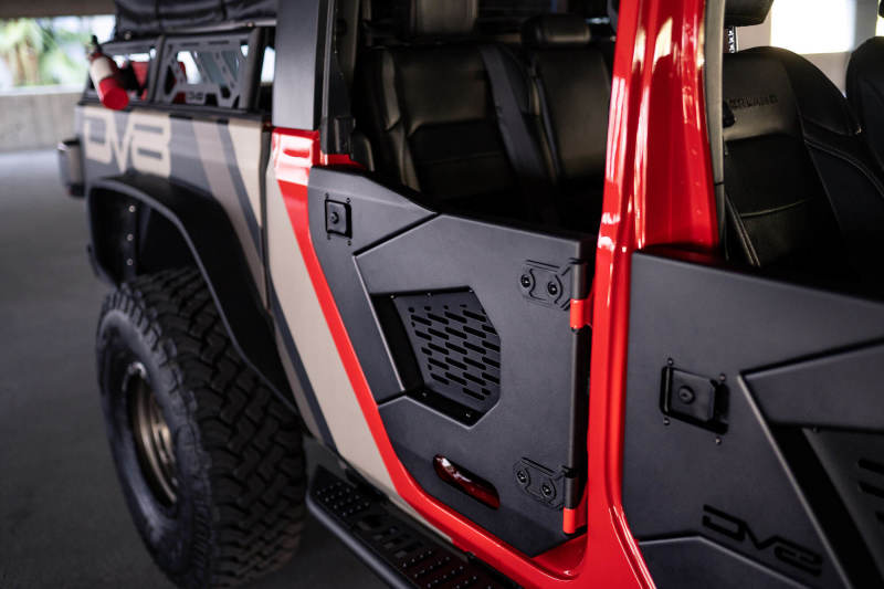 DV8 Offroad HDJL-02R 18-22 Jeep Wrangler JL/JT Spec Series Half Doors - Rear Set