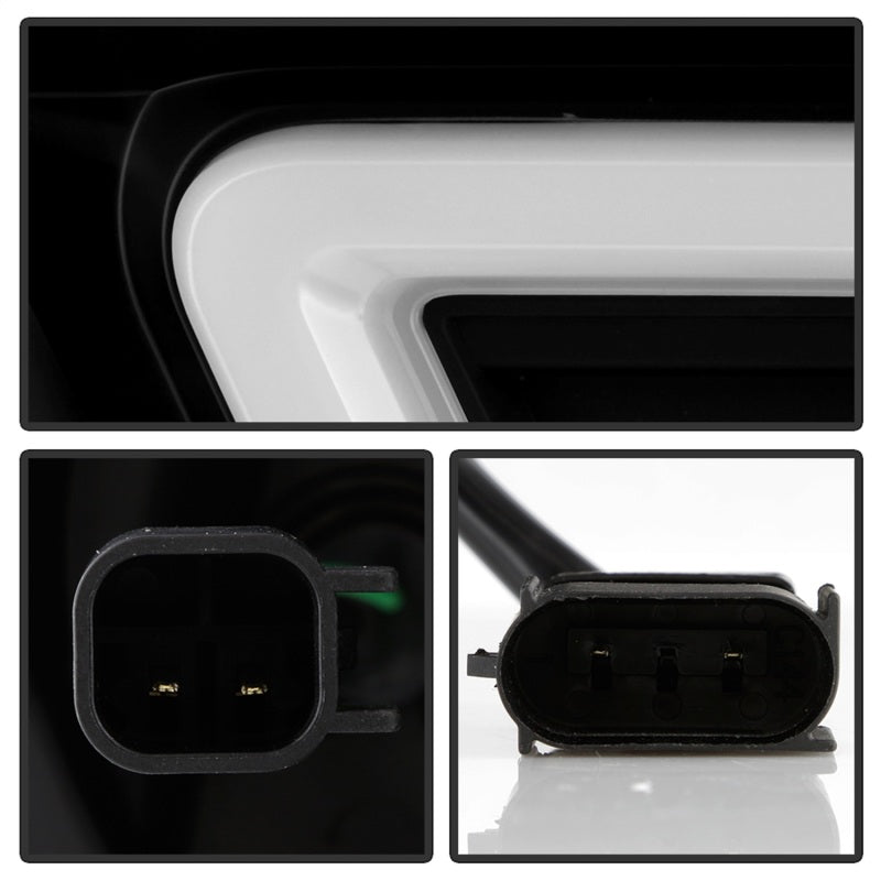 SPYDER 5088284 Spyder Dodge Durango 11-13 Halogen Model Only Projector Headlights - Black PRO-YD-DDU11SI-BK