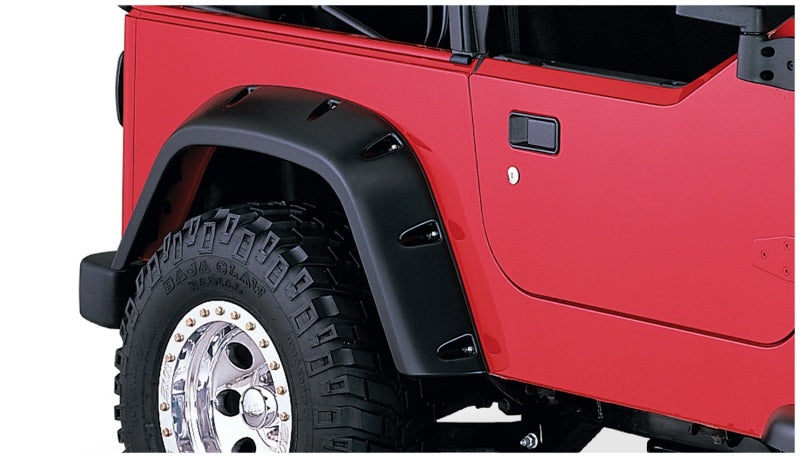 Bushwacker 10917-07 97-06 Jeep TJ Pocket Style Flares 4pc - Black