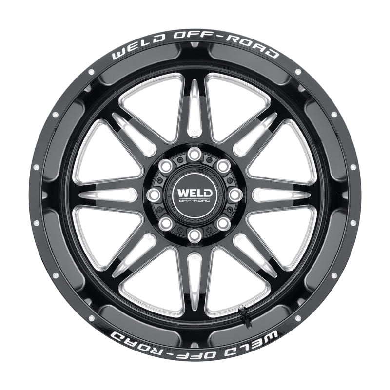 Weld W13200017475 Cheyenne W132 Series 20x10 / 8x170 BP / -18 Offset / 4.75 BS / 125.1 Bore - Gloss Black MIL