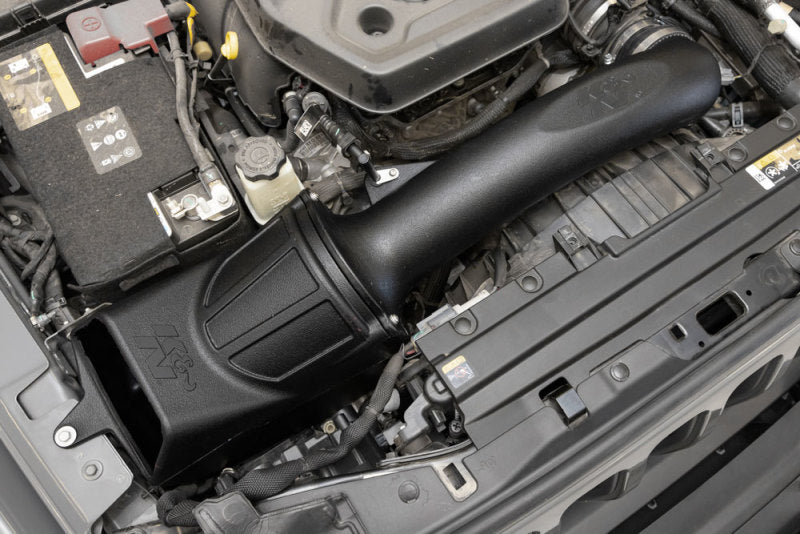 K&N Engineering 63-1580 K&N 18-20 Jeep Wrangler JL 2.0L AirCharger Performance Intake