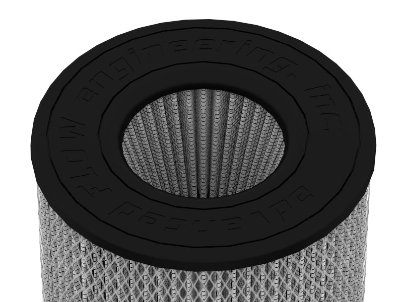 aFe 21-91059 MagnumFLOW Air Filter Pro DRY S 6in Flange x 8 1/8in Base/Top (INV) x 9in H