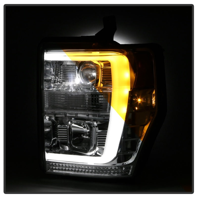 SPYDER 5087744 Spyder Ford F-250/350/450 08-10 V2 High-Power LED Headlights-Switch Back-Chrome PRO-YD-FS08PL-SBLB-C