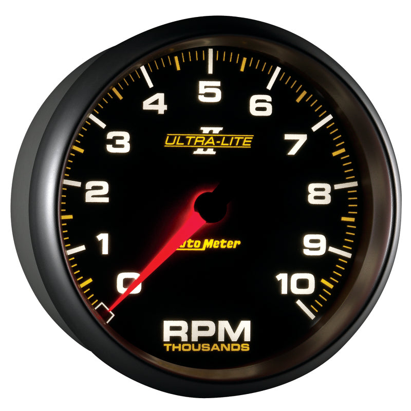 AutoMeter 4998 Autometer Ultra-Lite II 5 Inch 10000 RPM In-Dash Tachometer