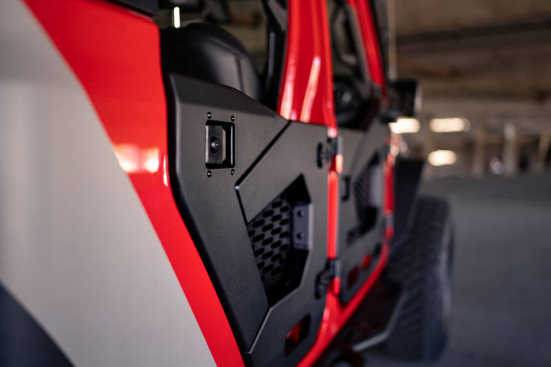 DV8 Offroad HDJL-02R 18-22 Jeep Wrangler JL/JT Spec Series Half Doors - Rear Set