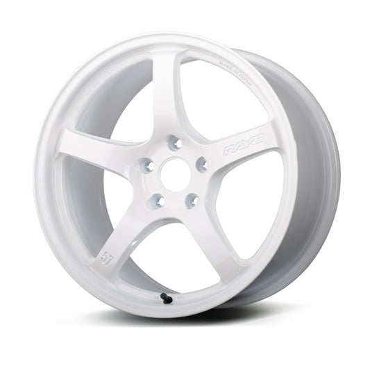 Gram Lights WGCRX38DCPP 57CR 18x9.5 +38 5x100 Ceramic White Pearl Wheel
