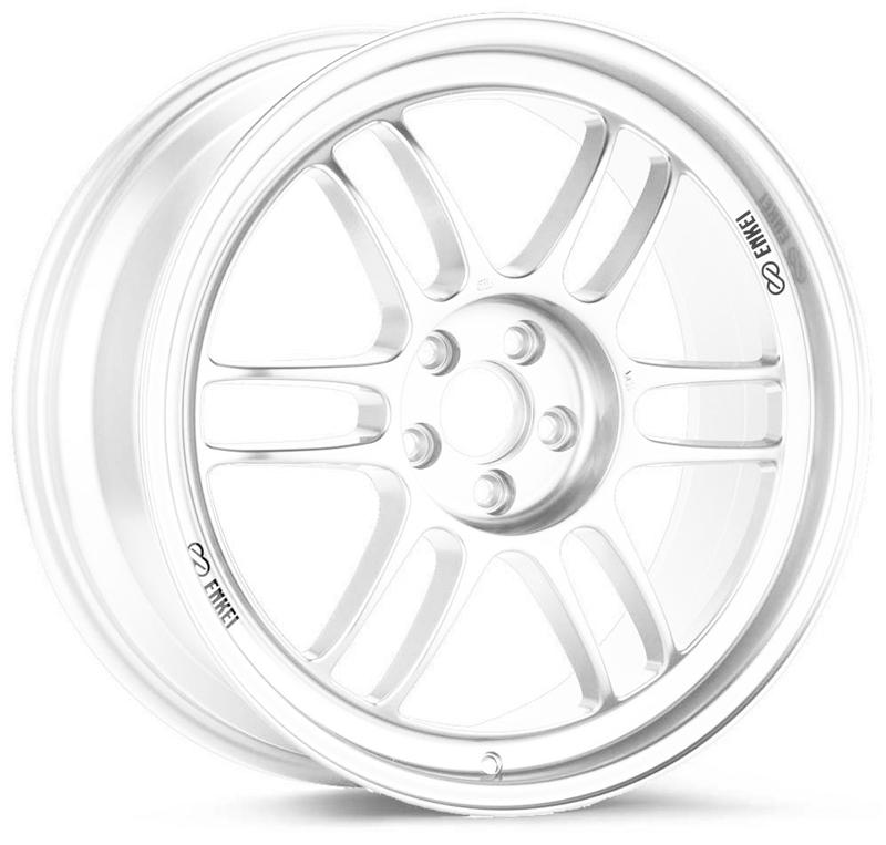 Enkei 3797906522WP RPF1 17x9 5x114.3 22mm Offset 73mm Bore Vanquish White Wheel