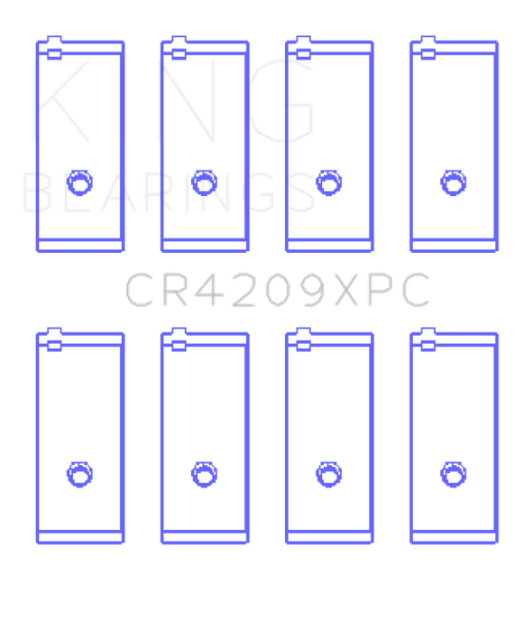 King Engine Bearings CR4209XPC Toyota 3SGTE 16v 2.0L pMaxKote Performance Rod Bearing Set - Size STD