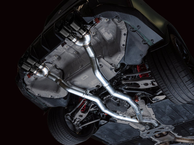AWE Tuning 3020-42482 AWE Track Edition Catback Exhaust for BMW G8X M3/M4 - Diamond Black Tips