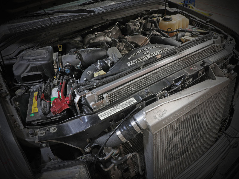 aFe 46-20078 Bladerunner Intercooler 3in Outlet Tube 08-10 Ford Diesel Trucks V8 6.4L (td)