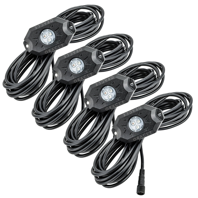 ORACLE Lighting 5796-333 Oracle Bluetooth Underbody Rock Light Kit - 4 PCS - ColorSHIFT