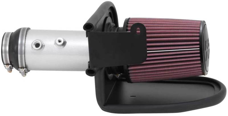 K&N Engineering 69-1212TS K&N 13-14 Honda Accord 3.5L V6 69 Series Typhoon Air Intake System - Silver Cold Air Intake Kit