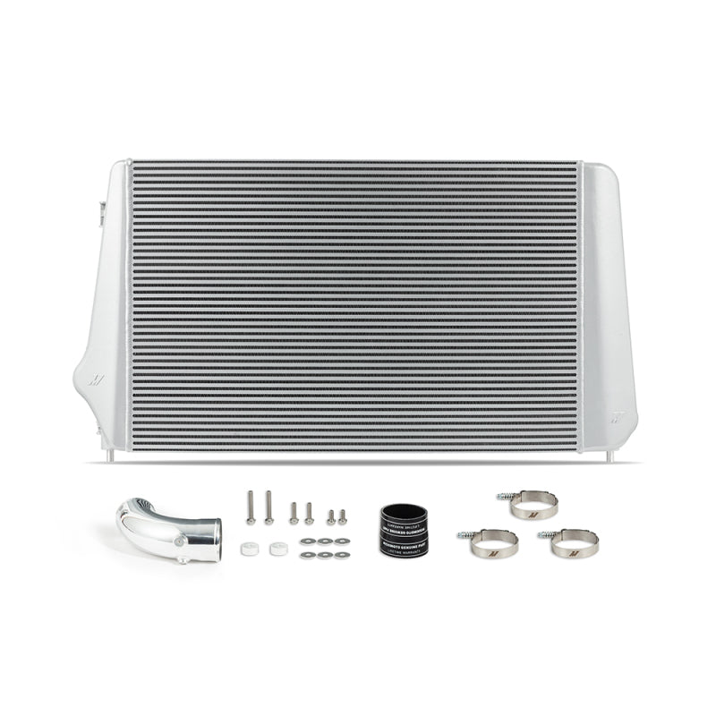 Mishimoto MMINT-DMAX-17SL 17-19 GM 6.6L L5P Duramax Intercooler - Silver
