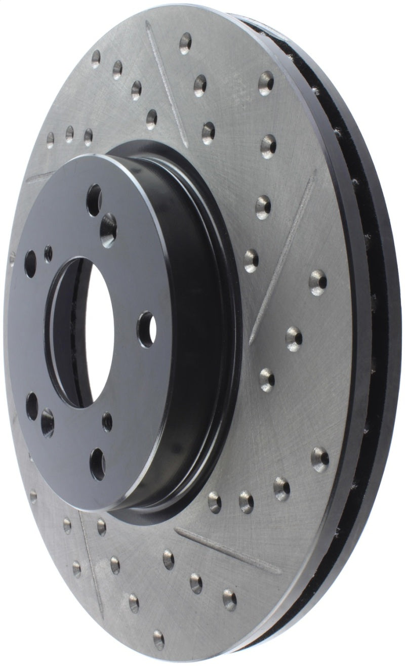Stoptech 127.40036L StopTech 06-08 Civic GX / 02-04 CR-V / 98-02 Honda Accord V6 / 03-07 Accord 4 cyl/V6 MT Slotted & D