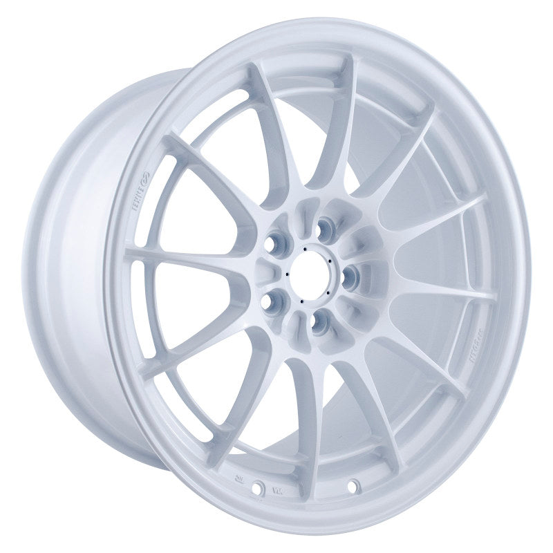 Enkei 3658956540WP NT03+M 18x9.5 5x114.3 40mm Offset 72.6mm Bore Vanquish White Wheel (MOQ of 40)