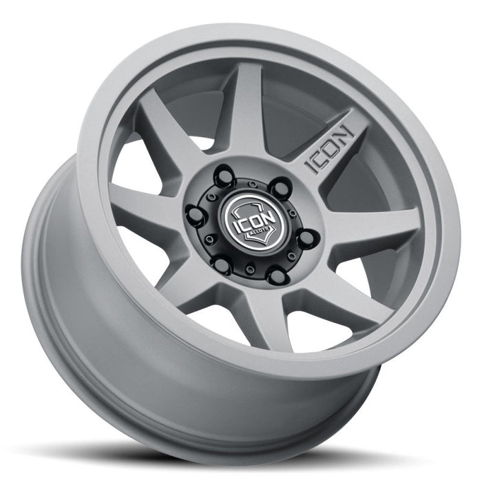 ICON 1917858347CH Rebound 17x8.5 6x5.5 0mm Offset 4.75in BS 106.1mm Bore Charcoal Wheel