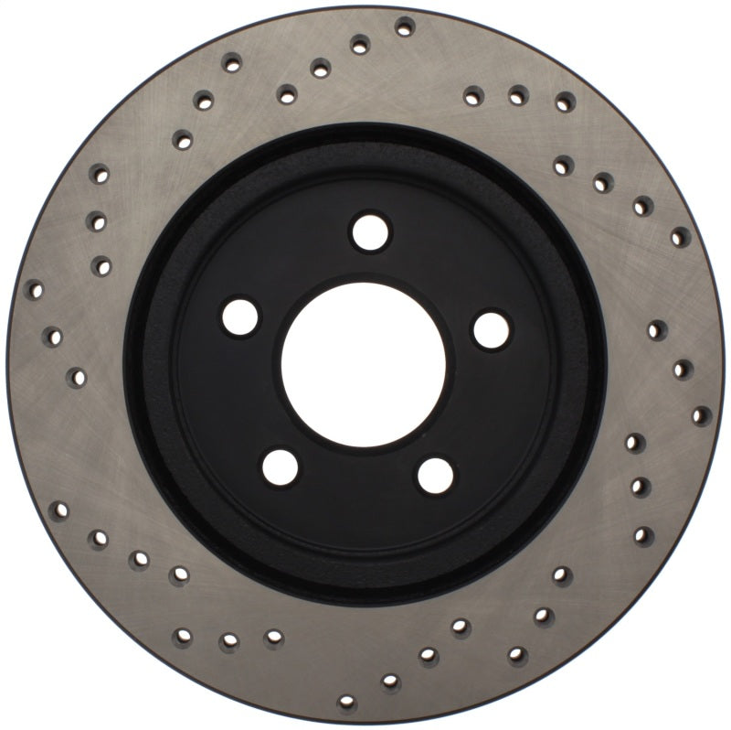 Stoptech 128.61087R StopTech 05-10 Ford Mustang V6/4.0L / GT V8/4.6L Cross Drilled Right Rear Rotor