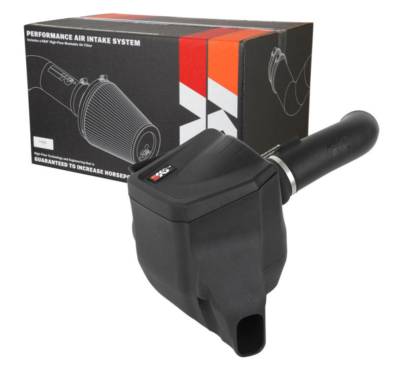 K&N Engineering 63-3119 K&N 2020+ Chevrolet Silverado 2500/3500 V8-6.6L DSL Performance Intake System