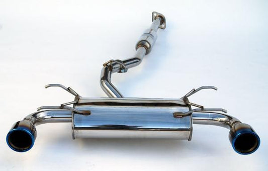 Invidia HS12SSTG3T Subaru BRZ / Scion FRS Q300 w/ Rolled Titanium Tips Cat- Back Exhaust (Blue Edge)