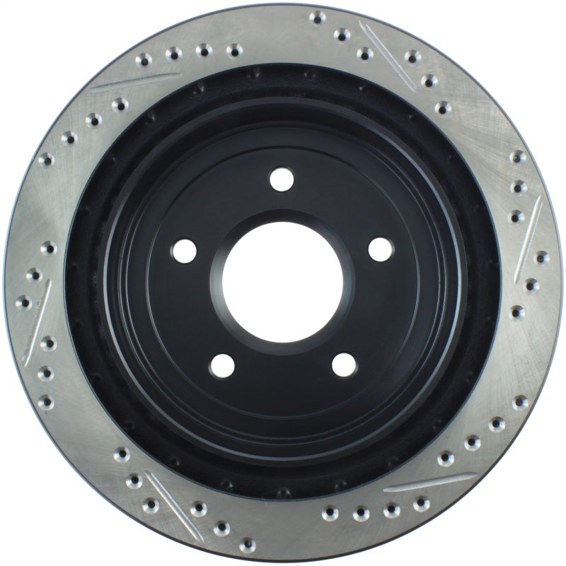 Stoptech 127.62062R StopTech 97-10 Chevy Corvette Slotted & Drilled Rear Right Rotor