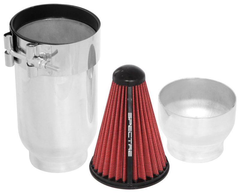 Spectre 9833 Inline Air Box 4in. w/Filter