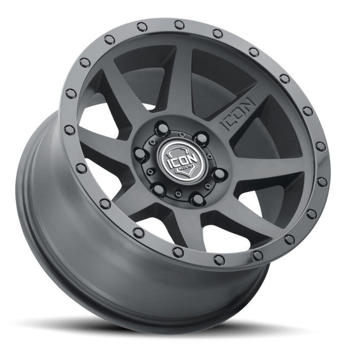 ICON 1818906352DB Rebound 18x9 6x135 6mm Offset 5.25in BS 87.1mm Bore Double Black Wheel